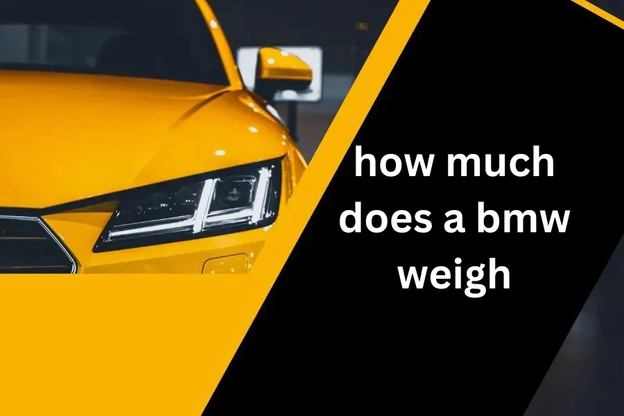 how much does a bmw weigh